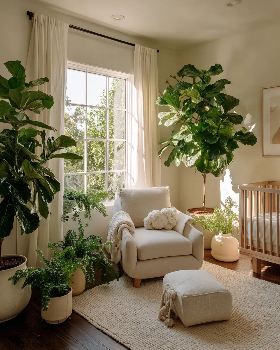 Earthy Contemporary Nursery Decor Ideas