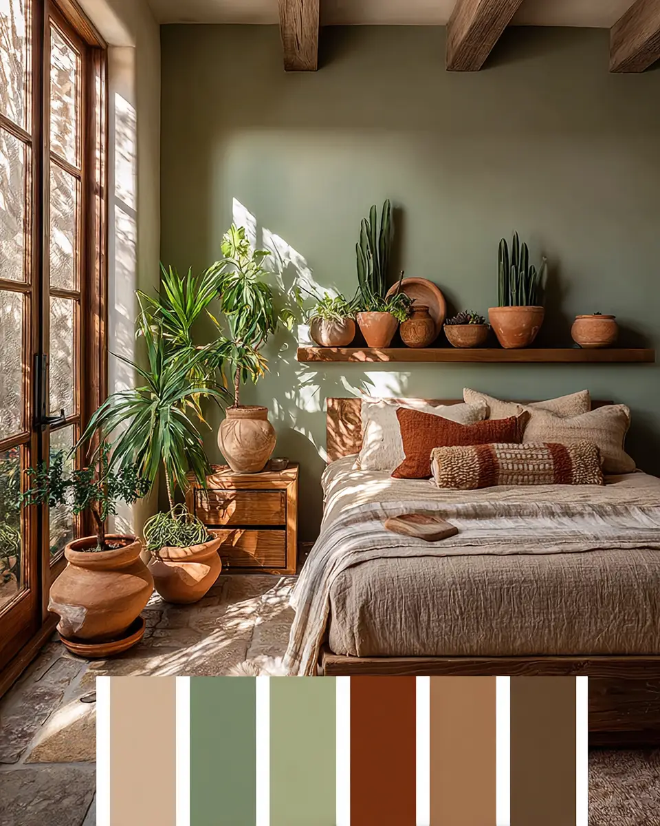 Earthy Country Bedroom Decor Ideas