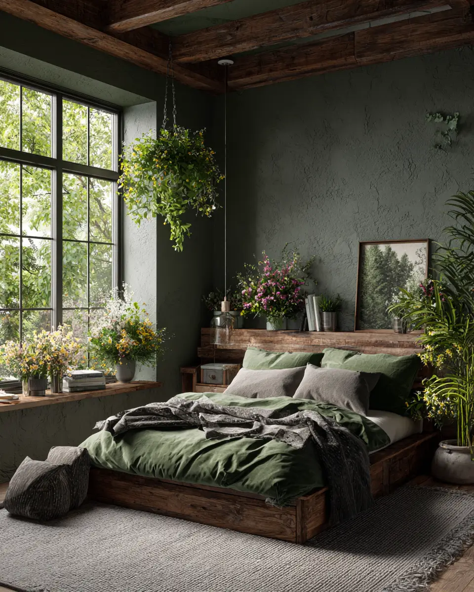 Earthy Country Bedroom Decor Ideas