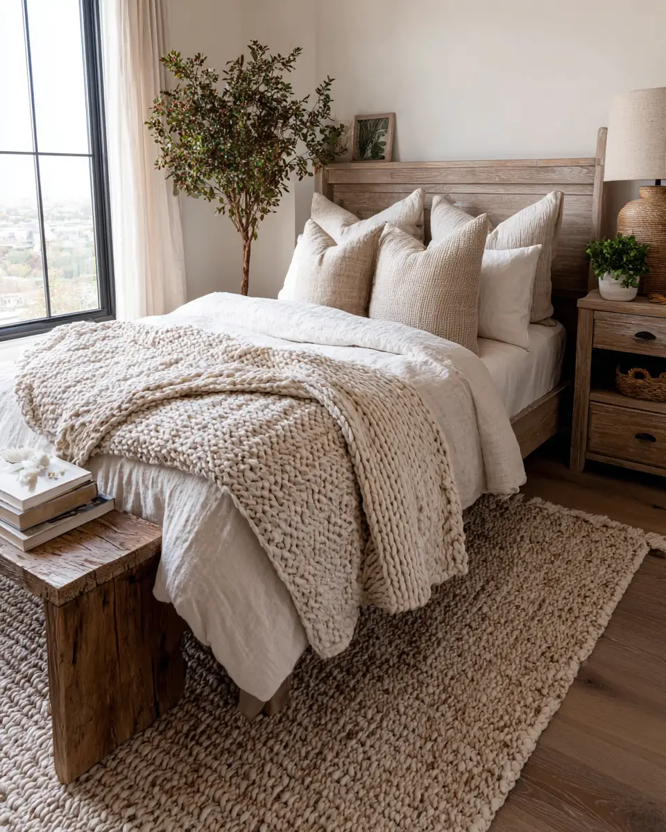 Earthy Country Bedroom Decor Ideas