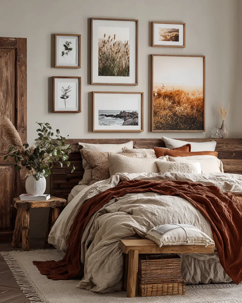 Earthy Country Bedroom Decor Ideas