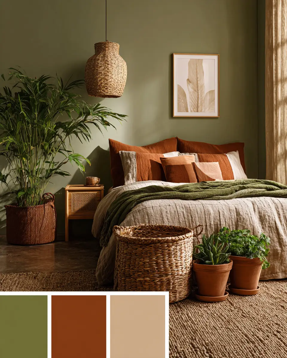 Earthy Country Bedroom Decor Ideas