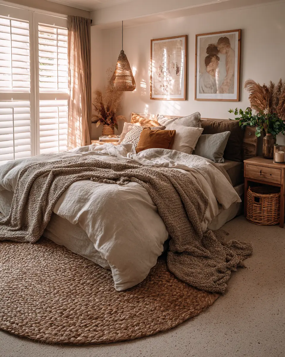 Earthy Country Bedroom Decor Ideas