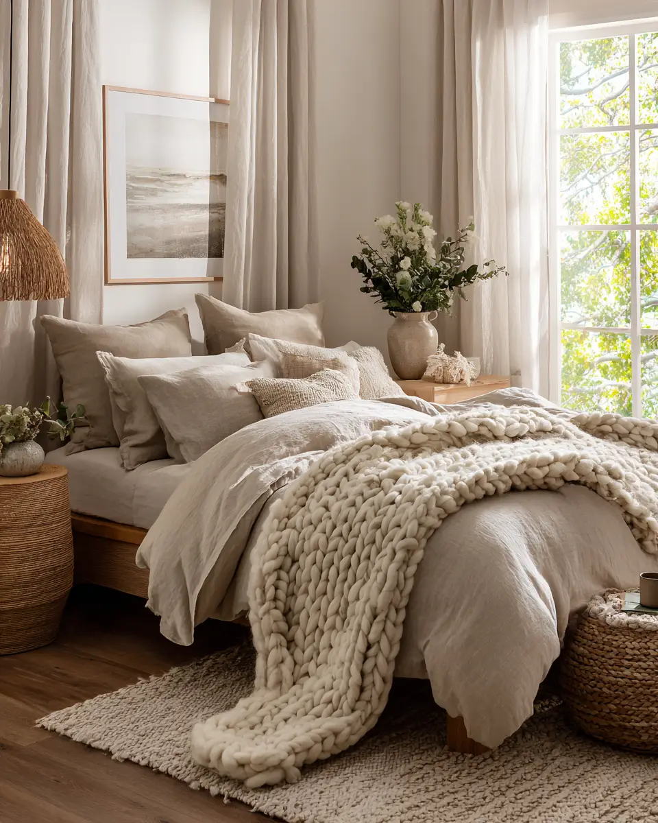 Earthy Country Bedroom Decor Ideas