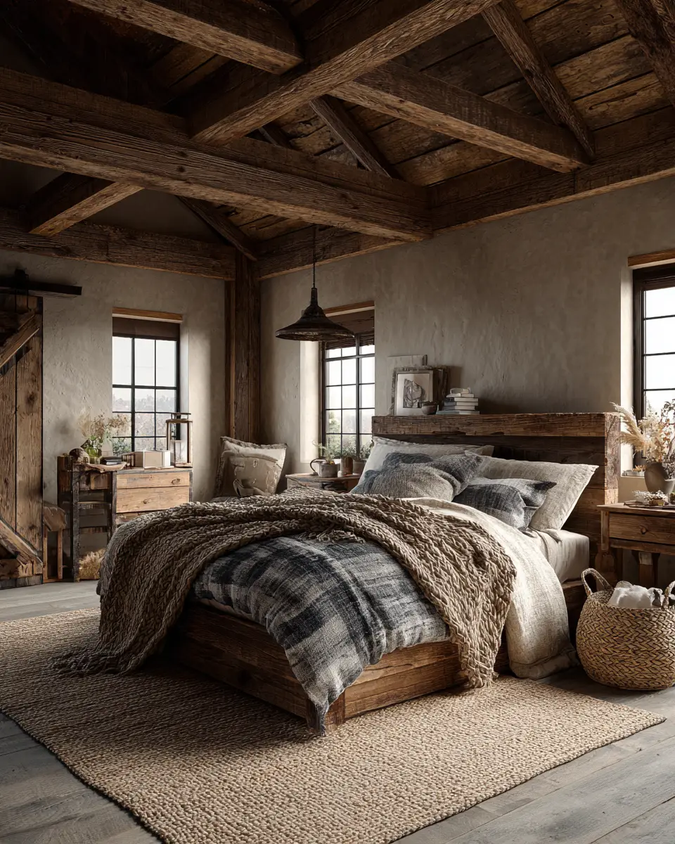 Earthy Country Bedroom Decor Ideas