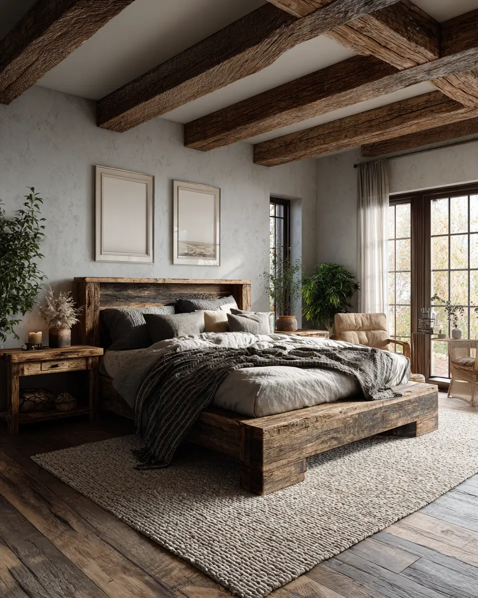 Earthy Country Bedroom Decor Ideas