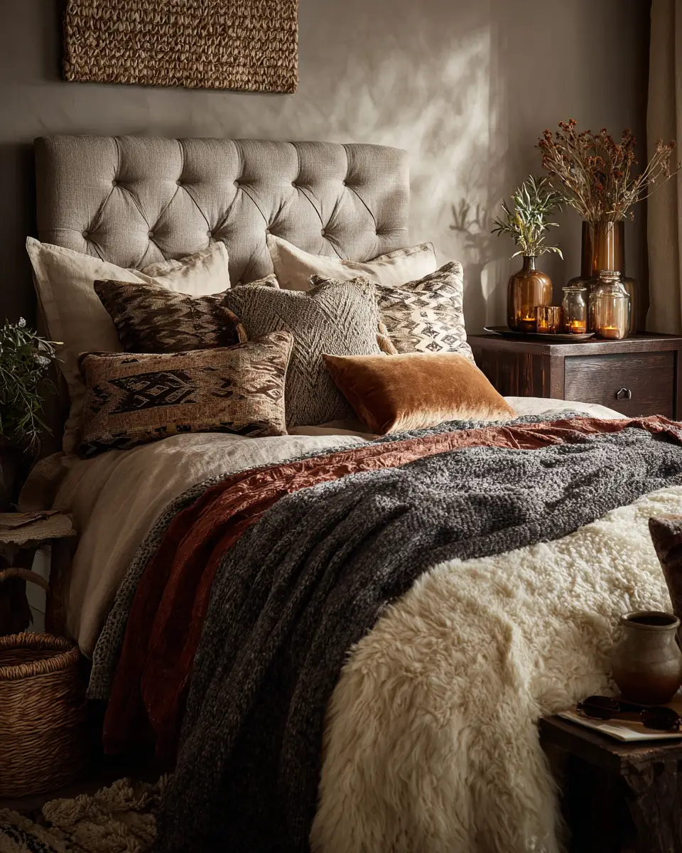Earthy Country Bedroom Decor Ideas