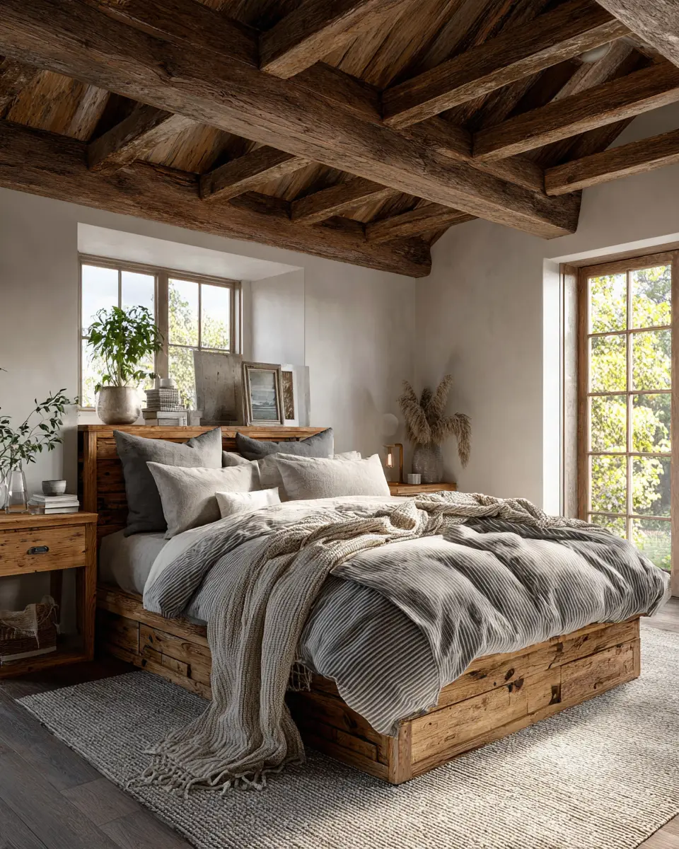 Earthy Country Bedroom Decor Ideas