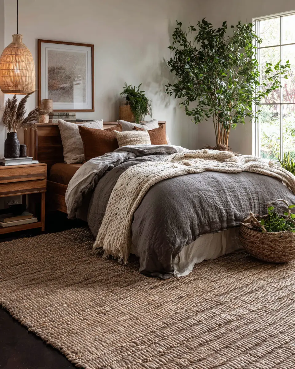Earthy Country Bedroom Decor Ideas