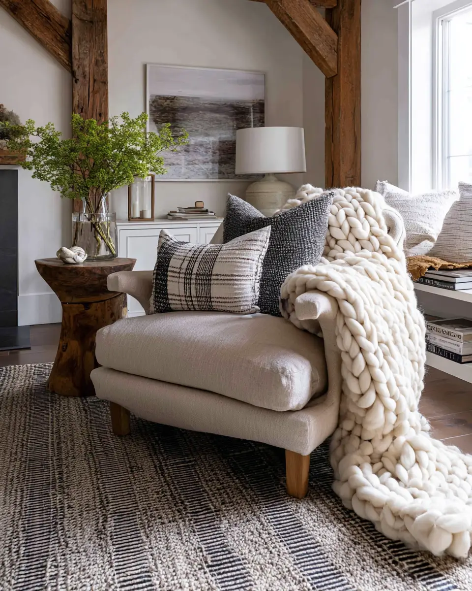 Earthy Country Living Room Decor Ideas