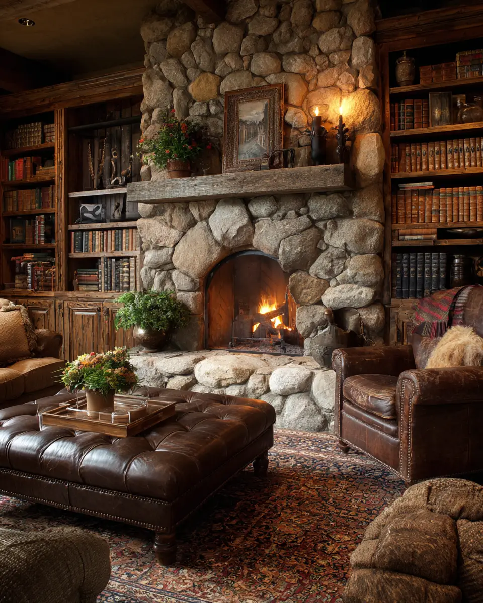 Earthy Country Living Room Decor Ideas