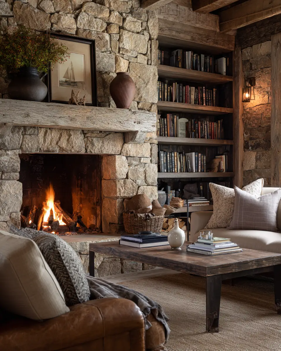 Earthy Country Living Room Decor Ideas