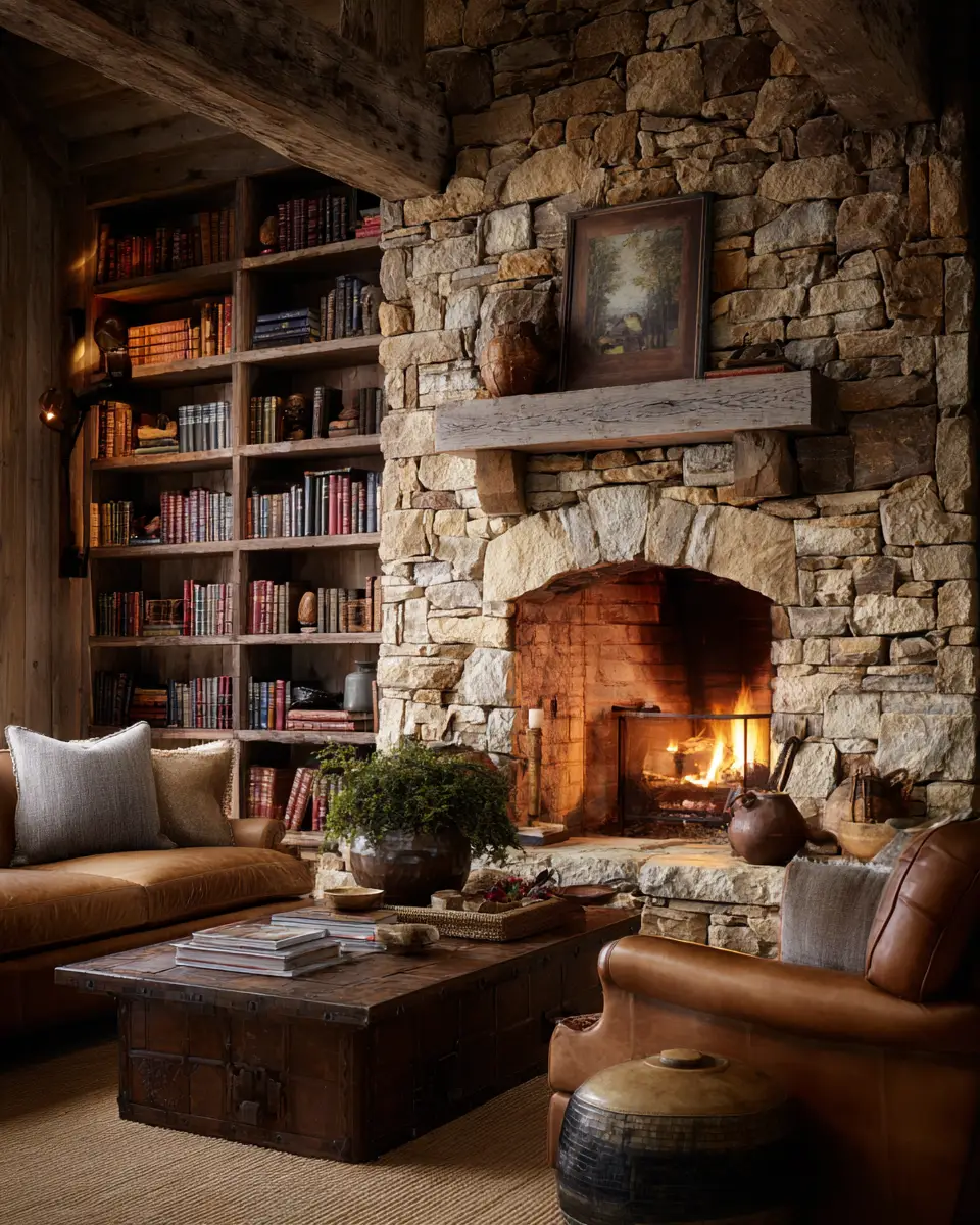 Earthy Country Living Room Decor Ideas
