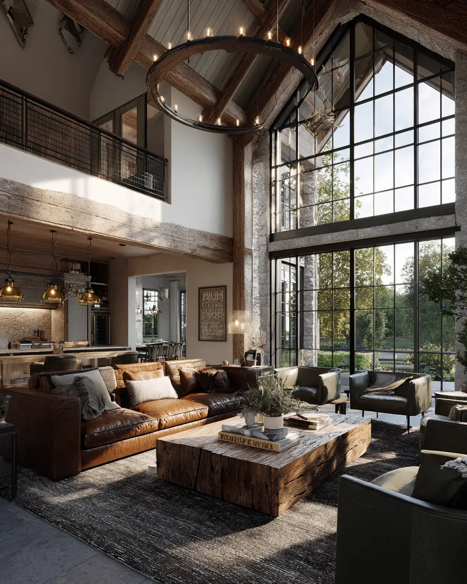 Earthy Country Living Room Decor Ideas