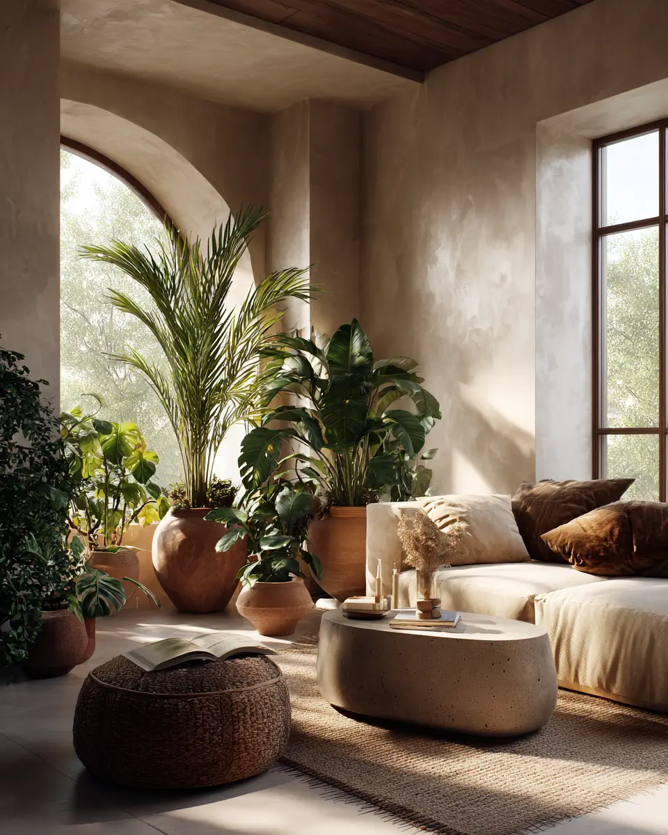 Earthy Country Living Room Decor Ideas