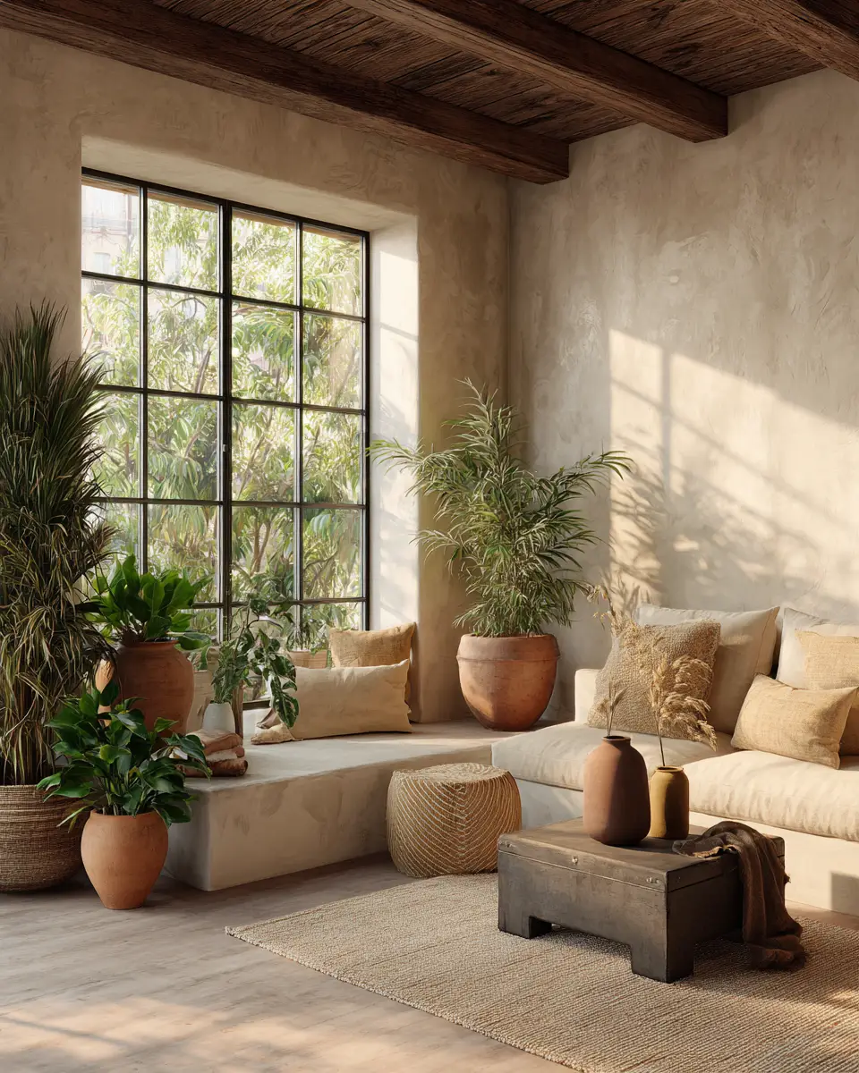 Earthy Country Living Room Decor Ideas