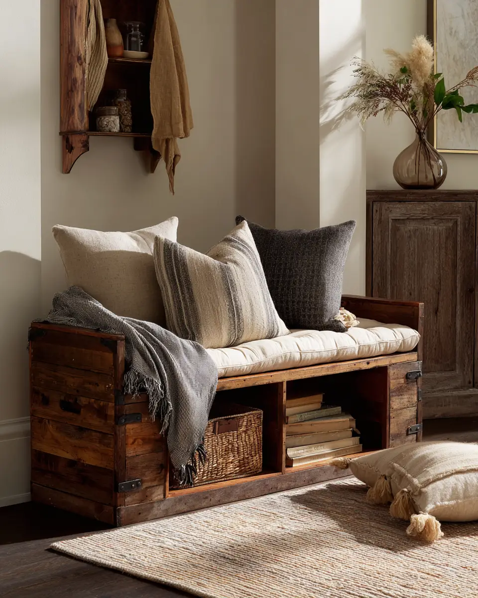 Earthy Country Living Room Decor Ideas