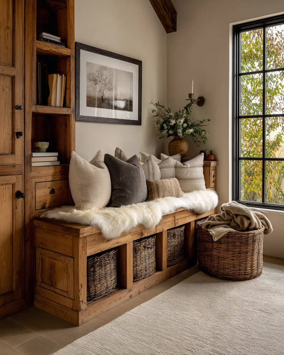 Earthy Country Living Room Decor Ideas