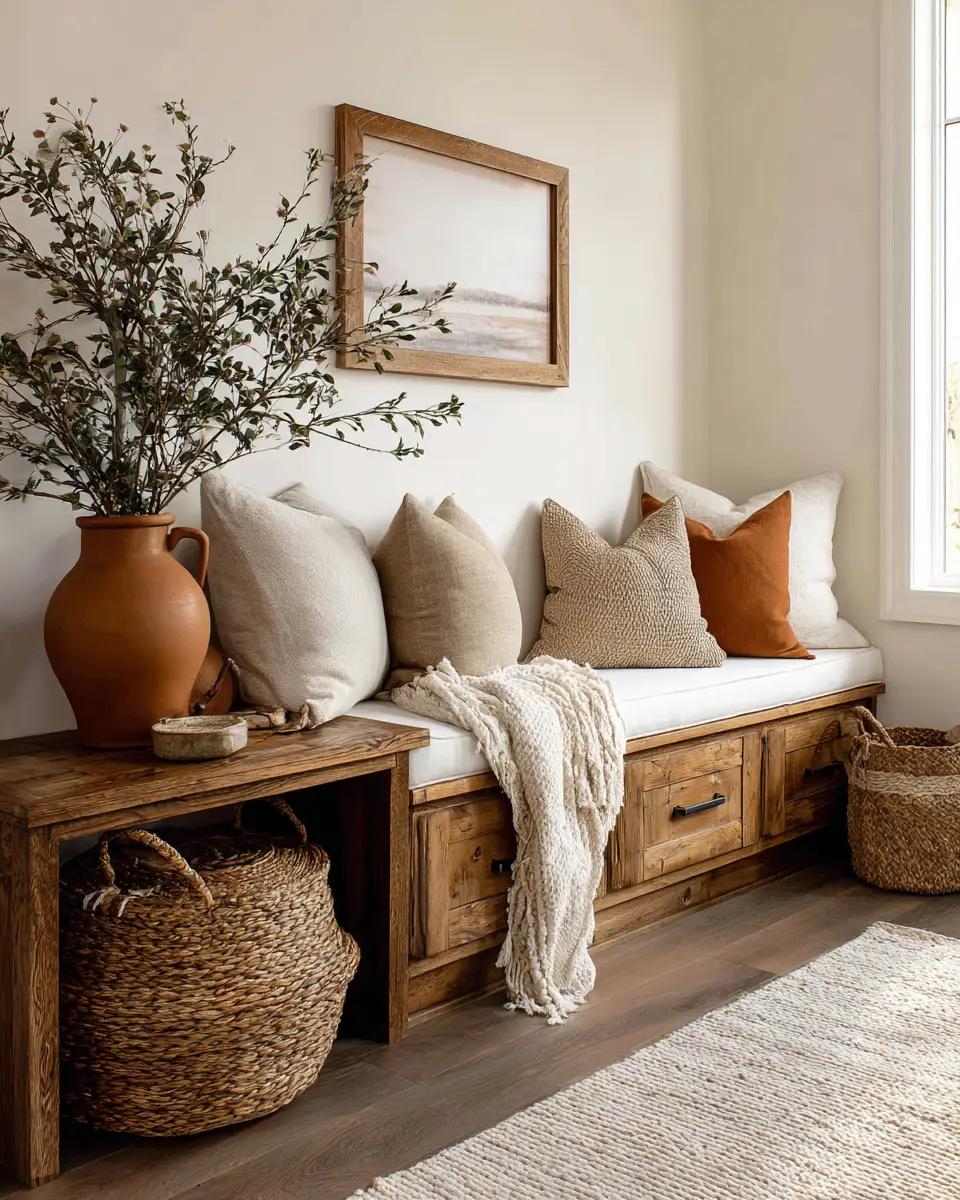 Earthy Country Living Room Decor Ideas