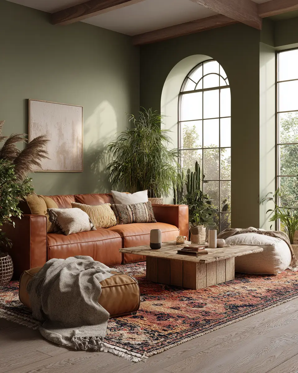 Earthy Eclectic Living Room Decor Ideas