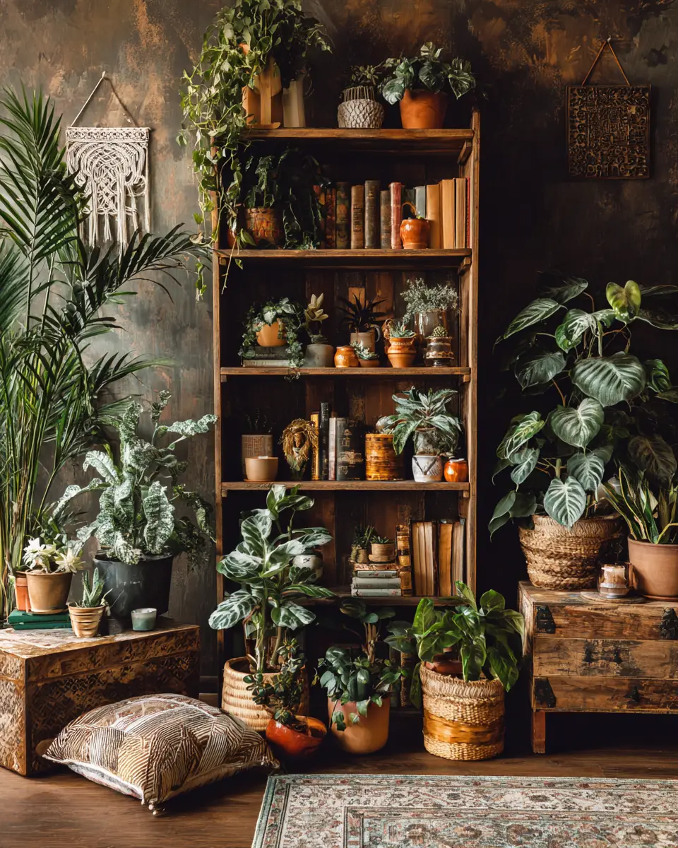 Earthy Eclectic Living Room Decor Ideas