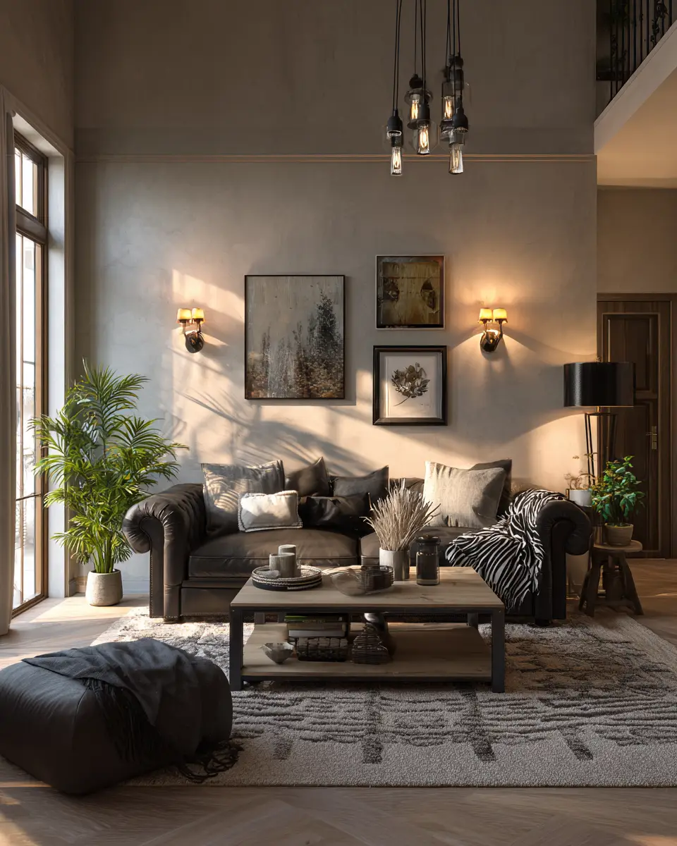 Earthy Eclectic Living Room Decor Ideas