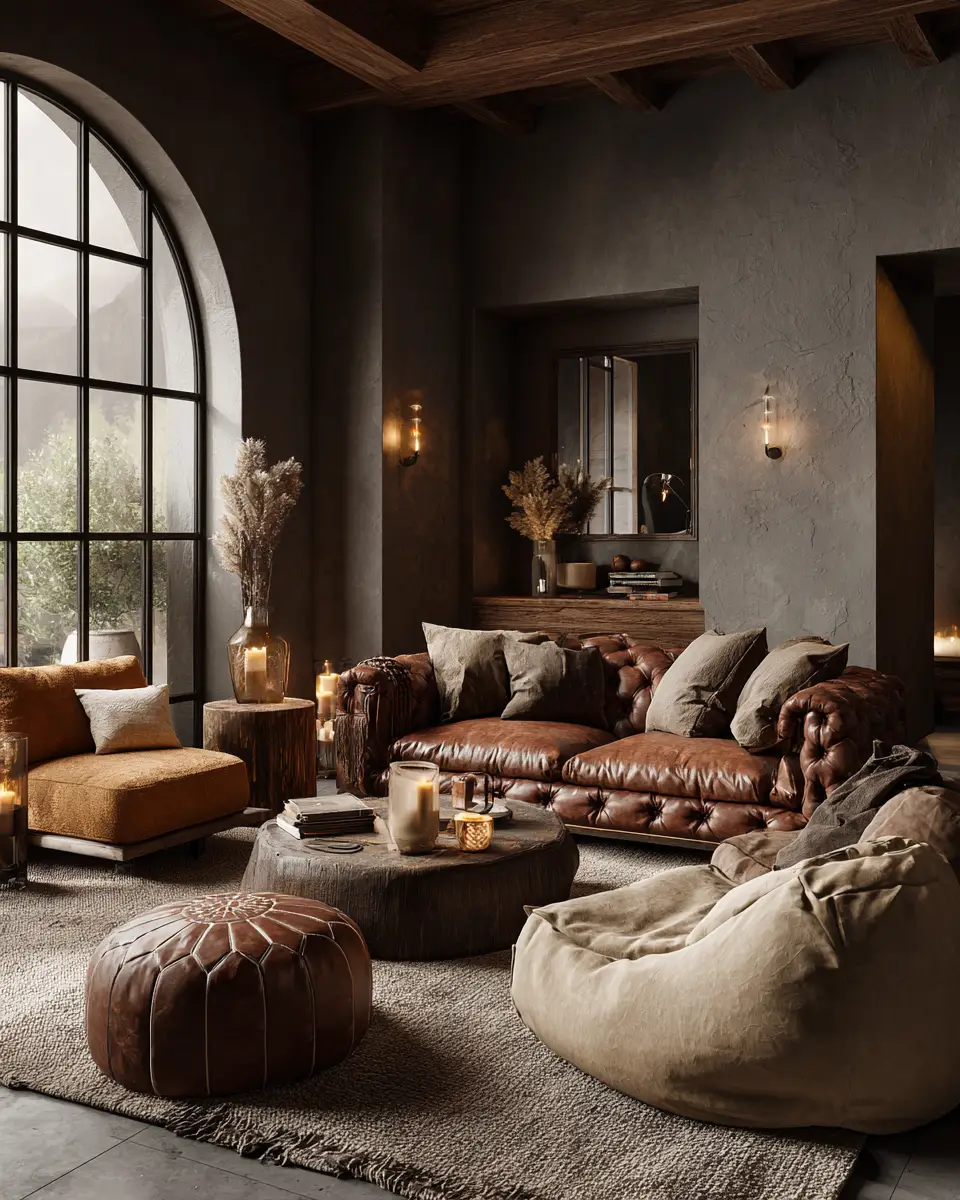 Earthy Eclectic Living Room Decor Ideas