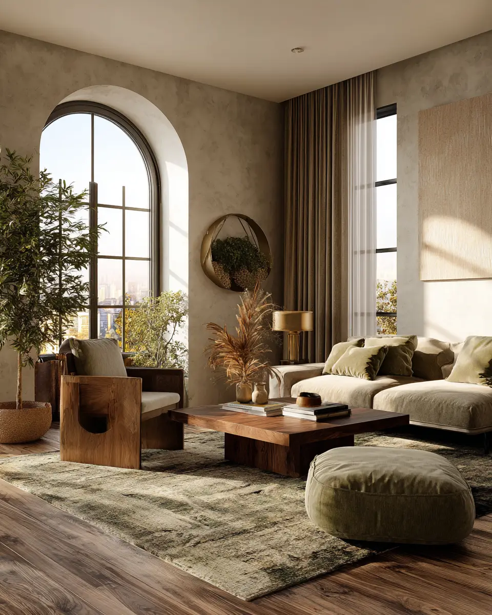 Earthy Eclectic Living Room Decor Ideas