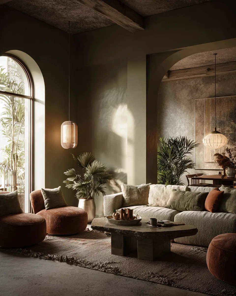 Earthy Eclectic Living Room Decor Ideas