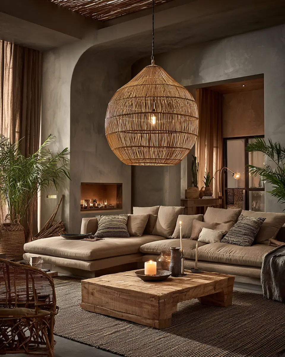 Earthy Eclectic Living Room Decor Ideas
