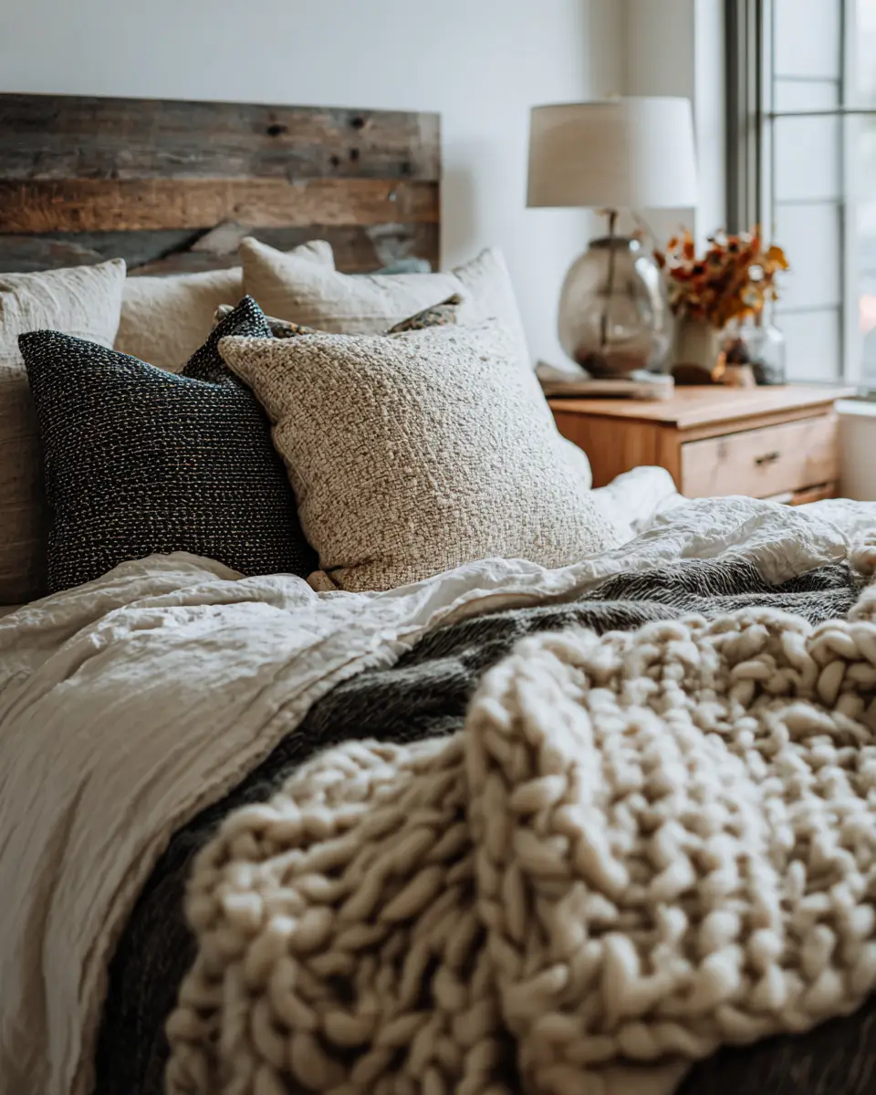 Earthy Farmhouse Bedroom Decor Ideas