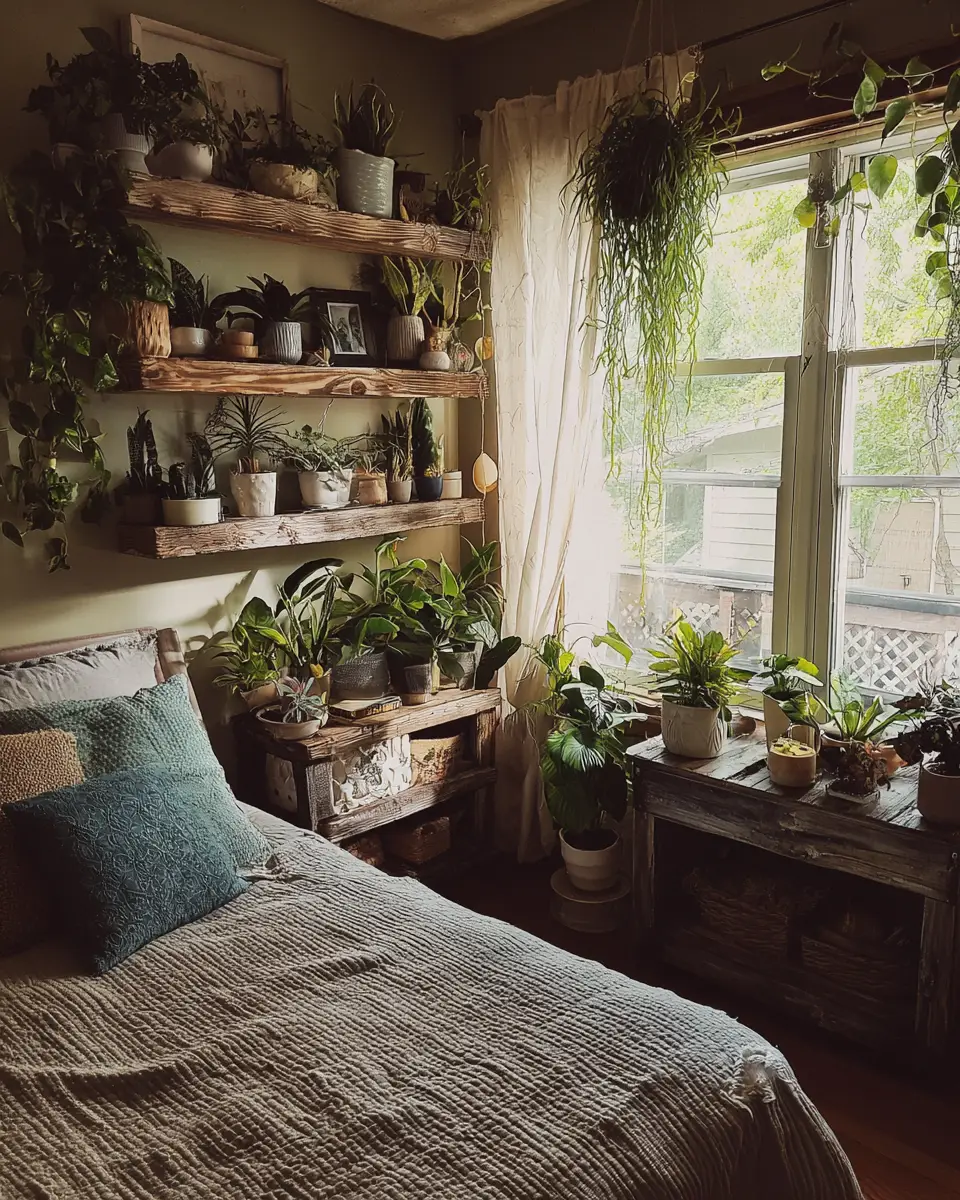 Earthy Farmhouse Bedroom Decor Ideas