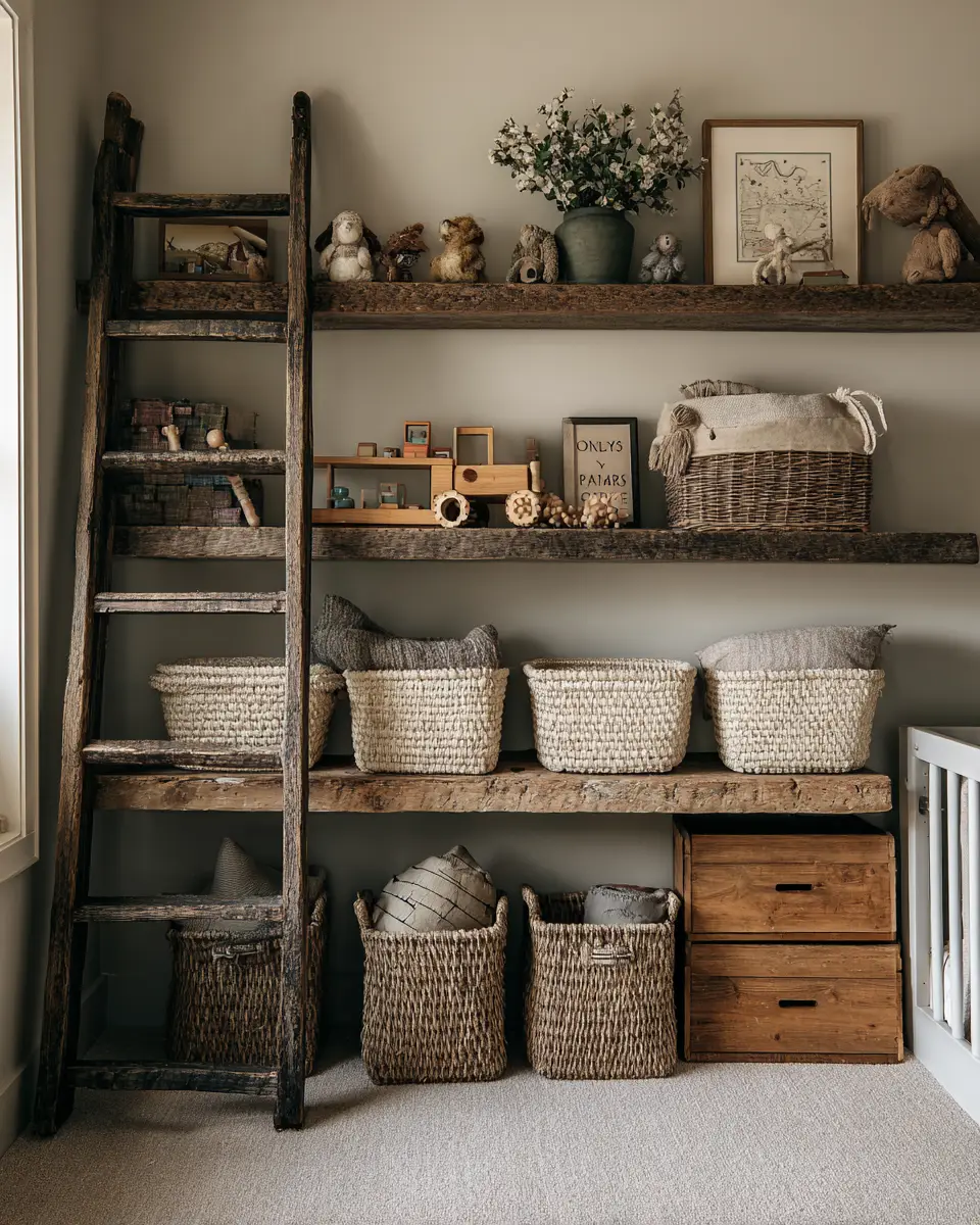 Earthy Farmhouse Nursery Decor Ideas