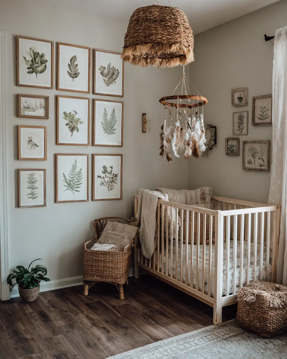 Earthy Farmhouse Nursery Decor Ideas
