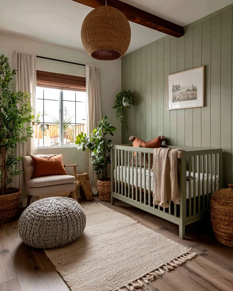 Earthy Farmhouse Nursery Decor Ideas