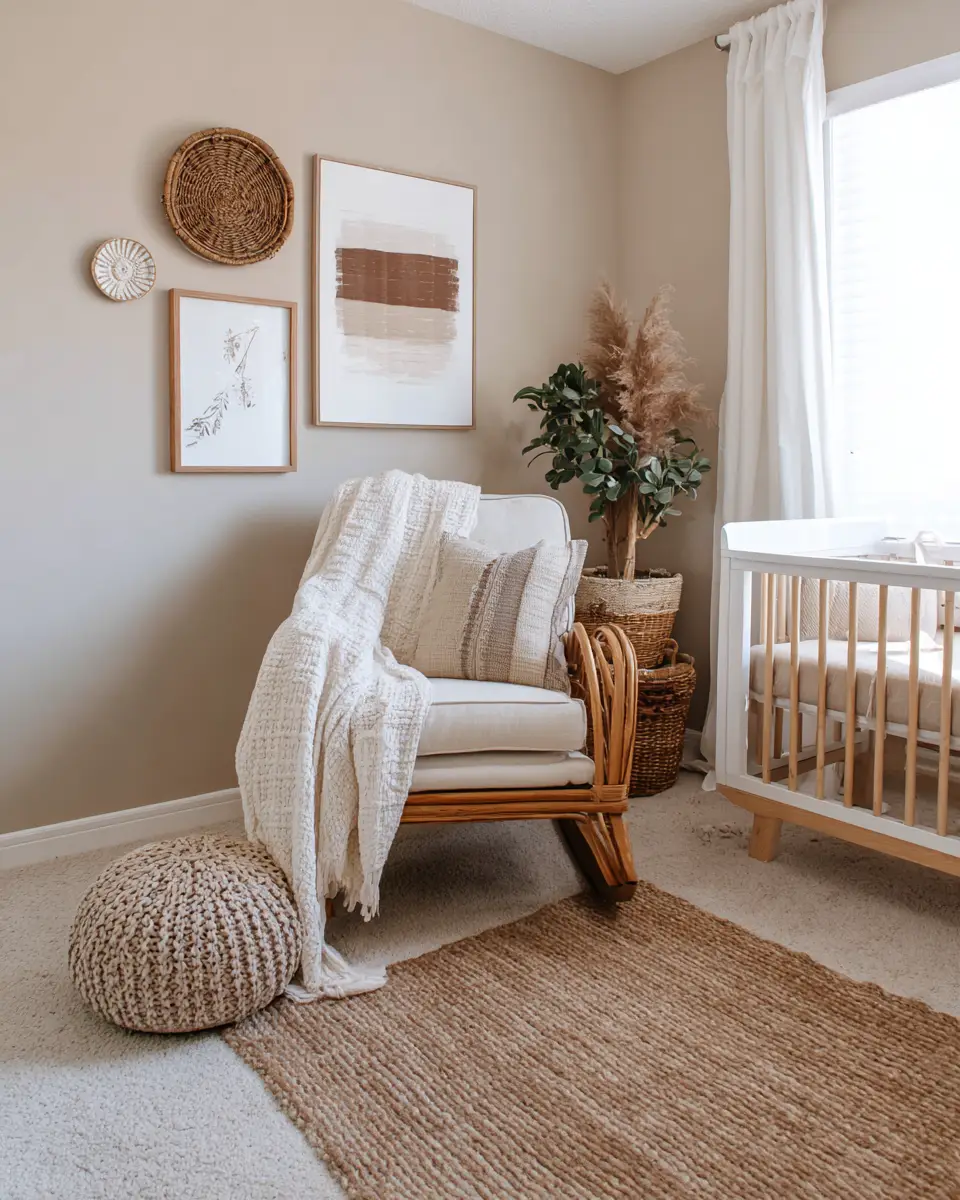 Earthy Farmhouse Nursery Decor Ideas