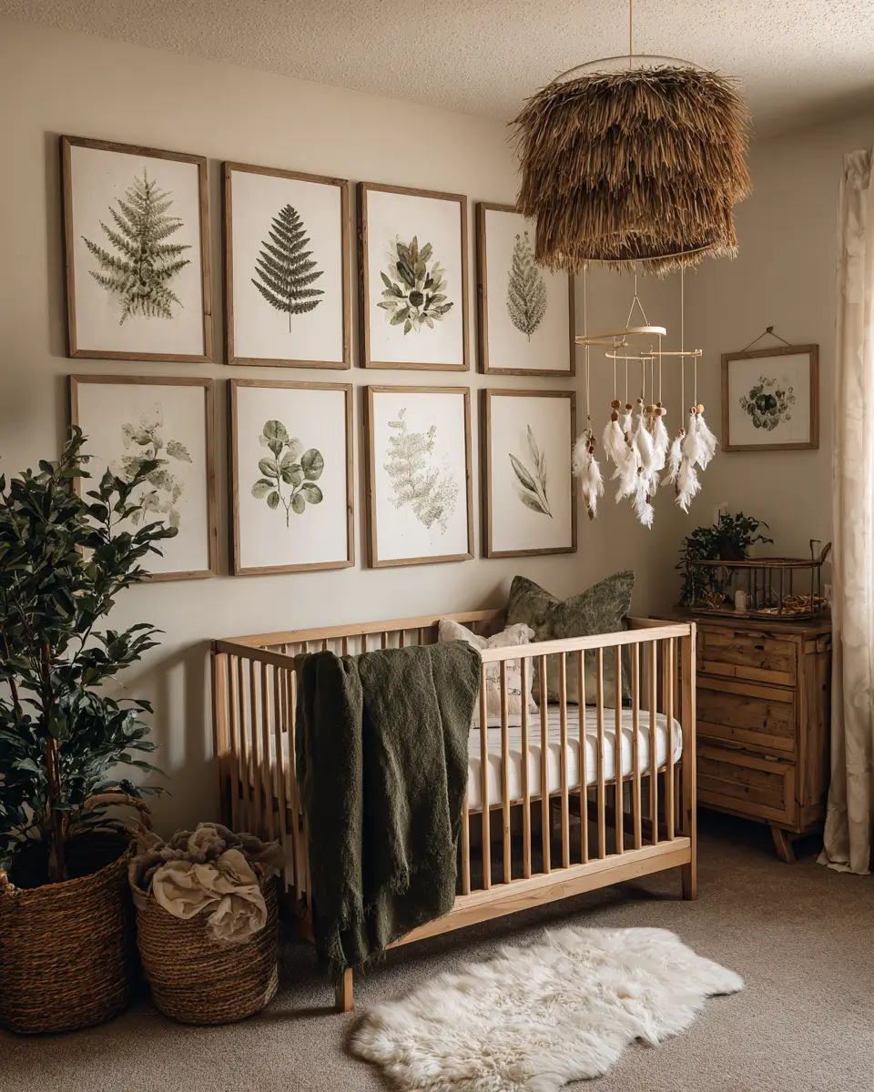 Earthy Farmhouse Nursery Decor Ideas