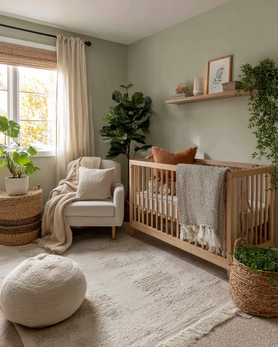Earthy Farmhouse Nursery Decor Ideas