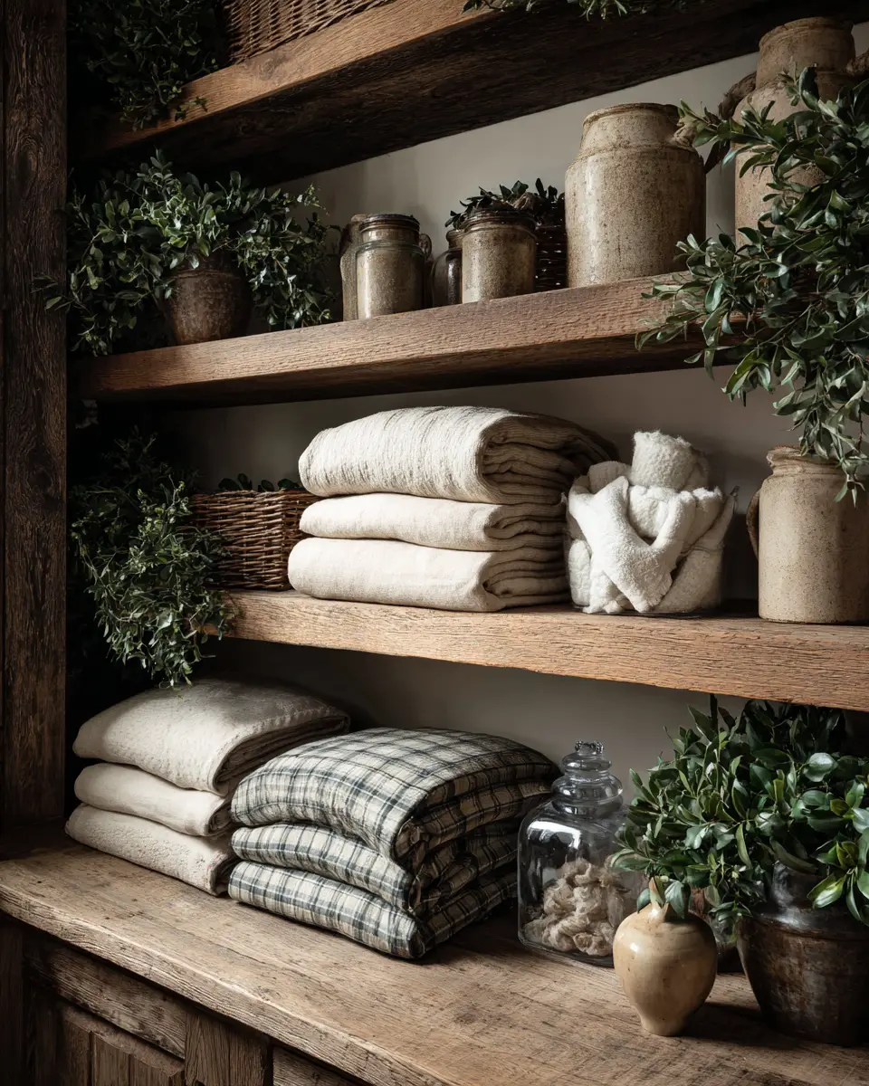Earthy French Country Laundry Room Decor Ideas