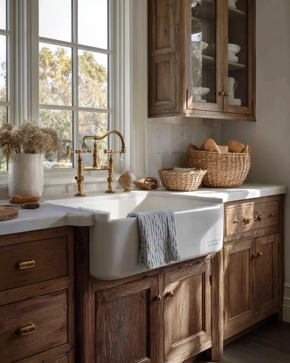 Earthy French Country Laundry Room Decor Ideas