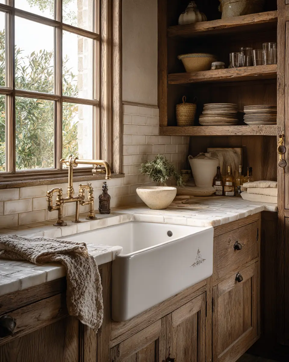Earthy French Country Laundry Room Decor Ideas