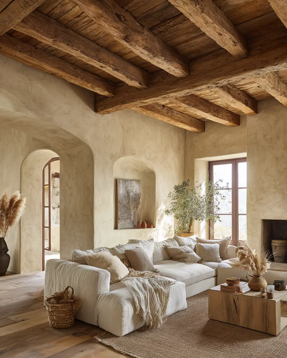 Earthy French Country Living Room Decor Ideas