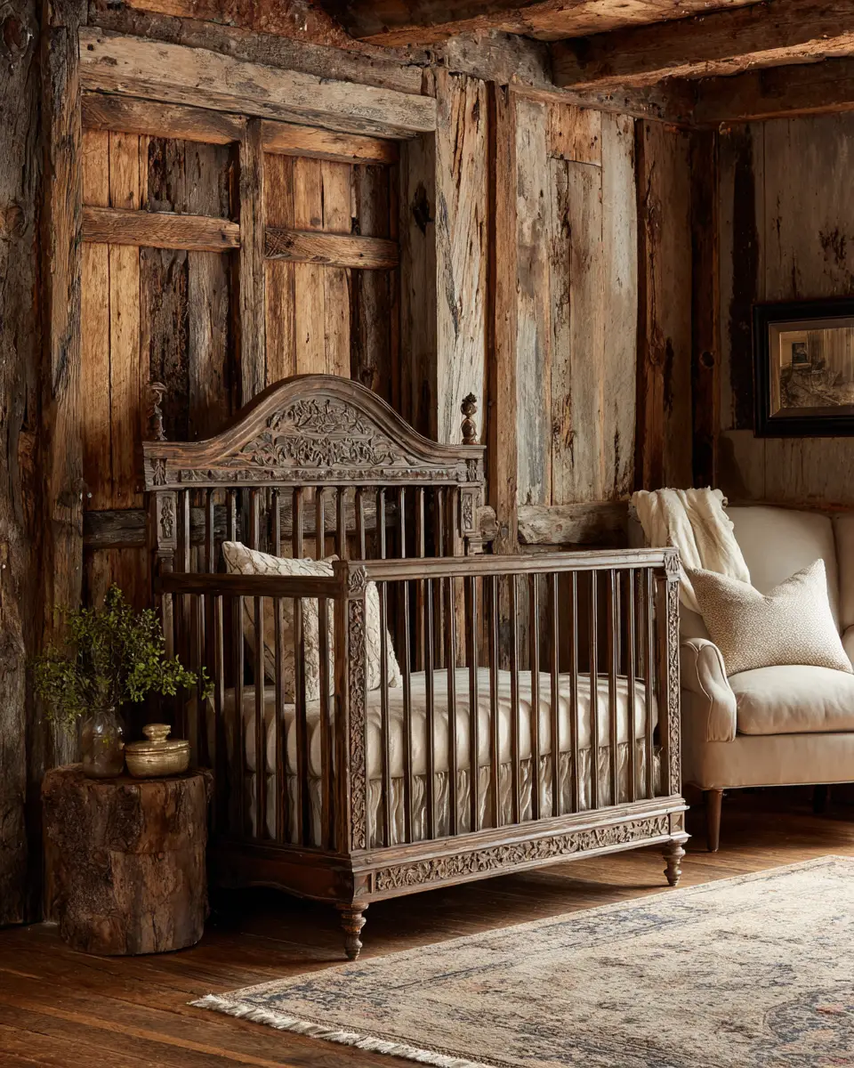 Earthy French Country Nursery Decor Ideas
