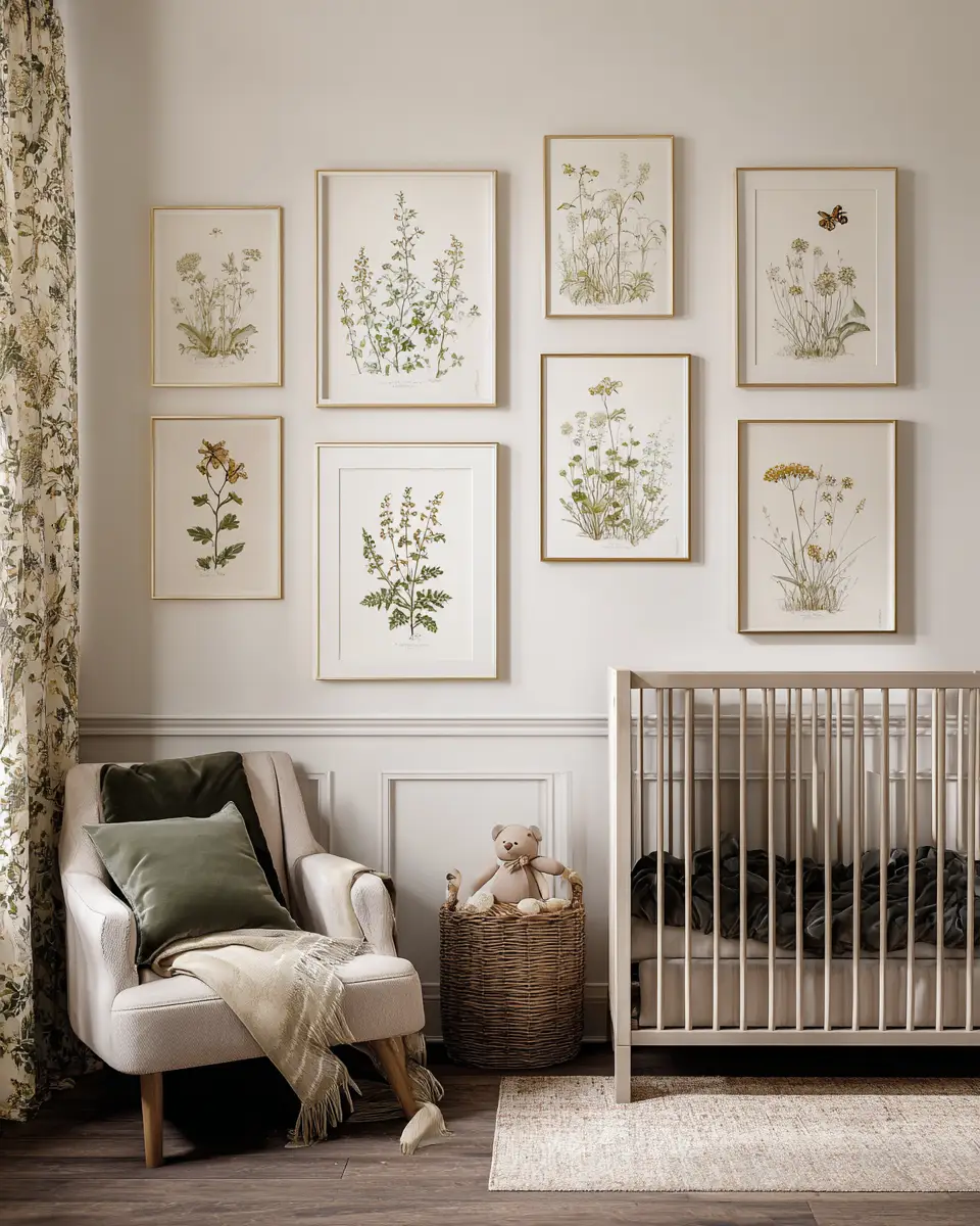 Earthy French Country Nursery Decor Ideas