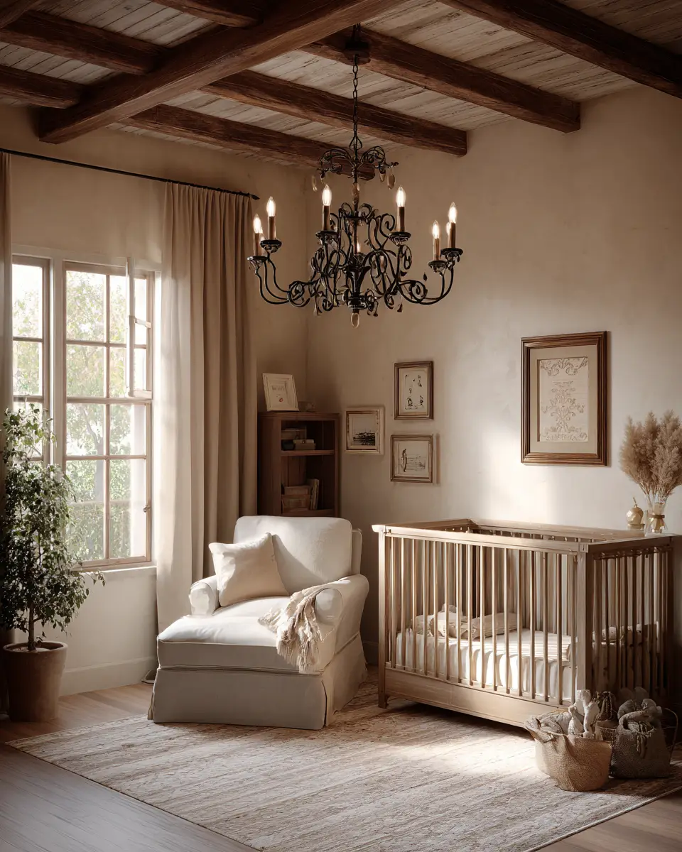 Earthy French Country Nursery Decor Ideas