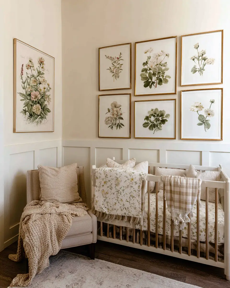 Earthy French Country Nursery Decor Ideas