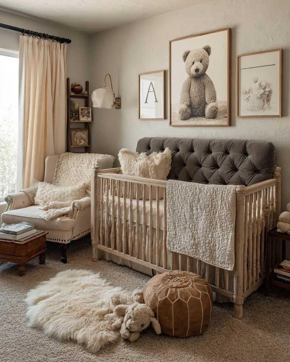 Earthy French Country Nursery Decor Ideas
