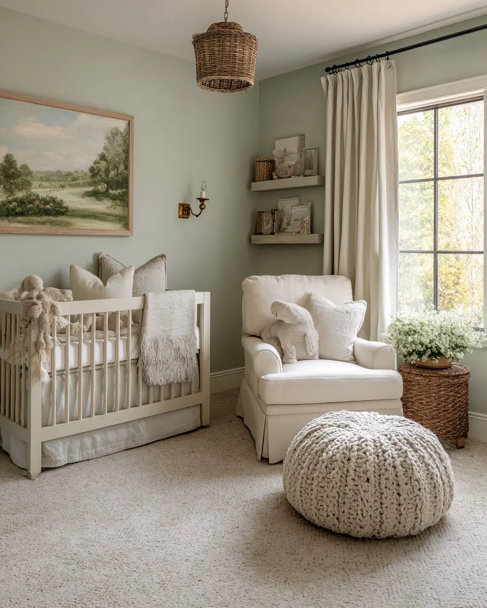 Earthy French Country Nursery Decor Ideas