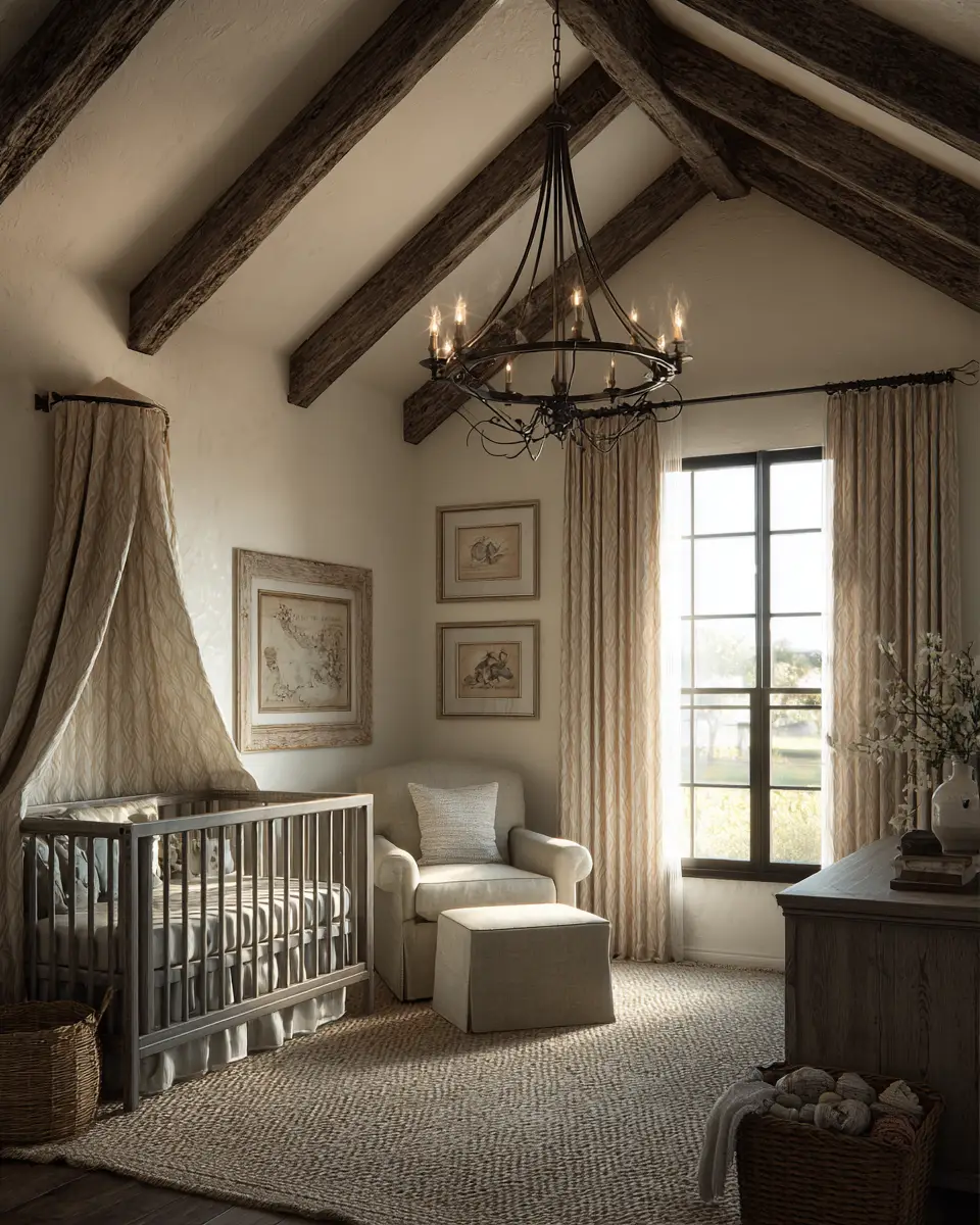 Earthy French Country Nursery Decor Ideas