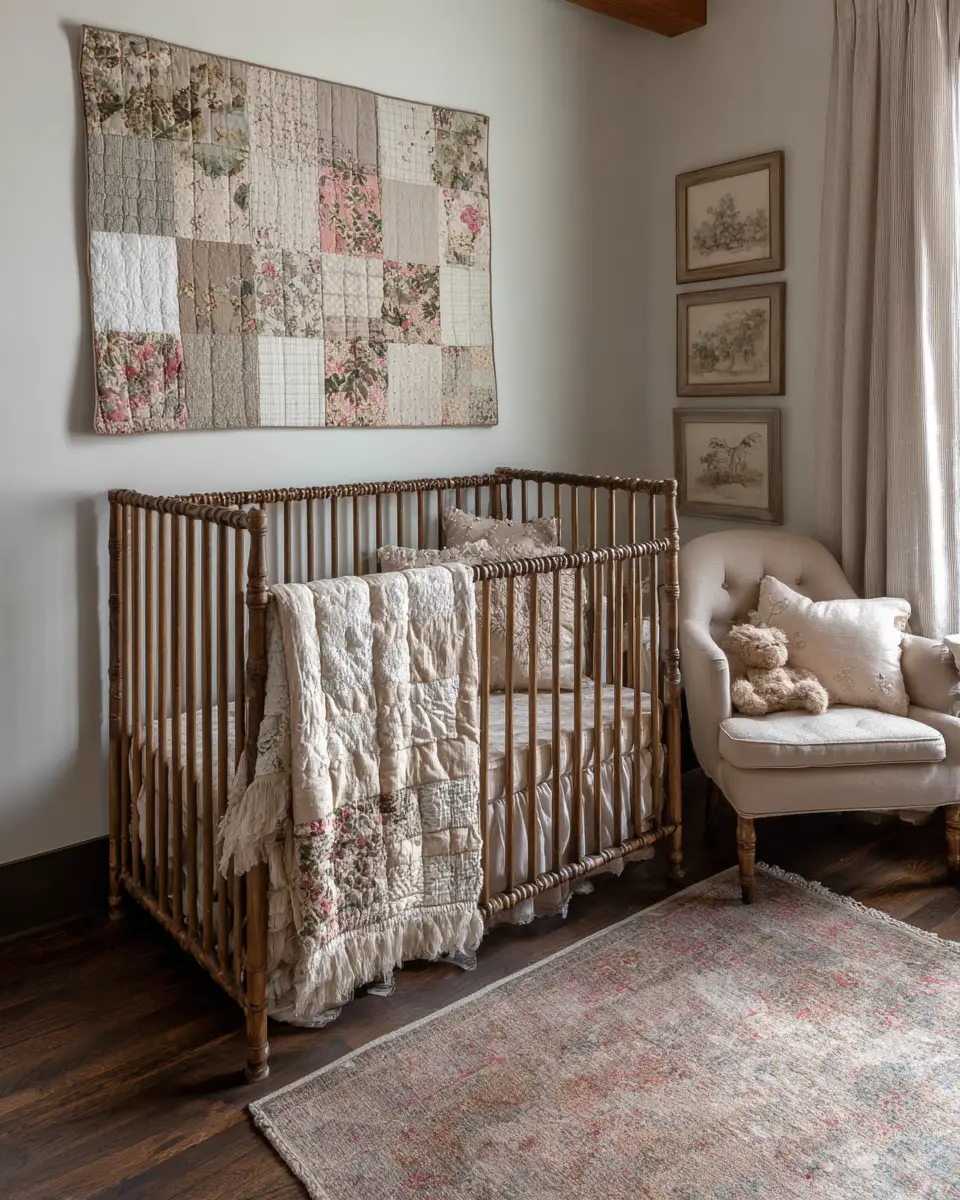 Earthy French Country Nursery Decor Ideas
